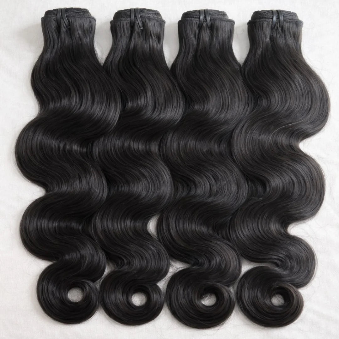 Velour Silk Body Wave Full Glam Set (4 Bundles)